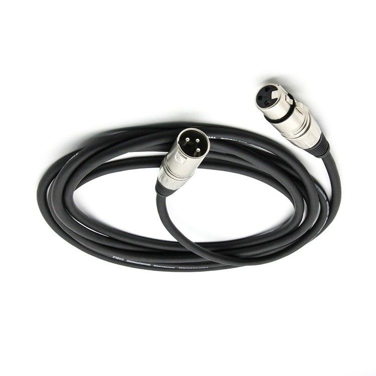 6Cordón de micrófono XLR de.5mm de 30 pies con conductor de cobre libre de oxígeno para altavoces