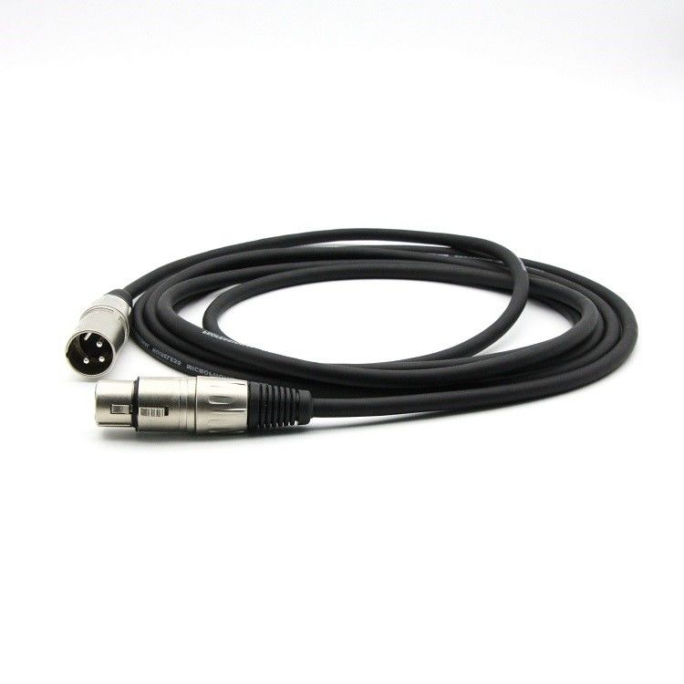 6Cordón de micrófono XLR de.5mm de 30 pies con conductor de cobre libre de oxígeno para altavoces