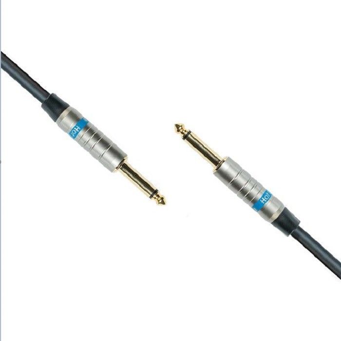 1/4 pulgadas 6.35 mm Cables de pedal de guitarra Cable de teclado Cable de instrumento Cable para bajo