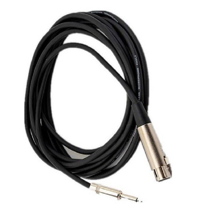 Cables de micrófono Xlr a Xlr Cables de micrófono XLR de 1/4 pulgada a 10 pies Cables de micrófono masculino a femenino