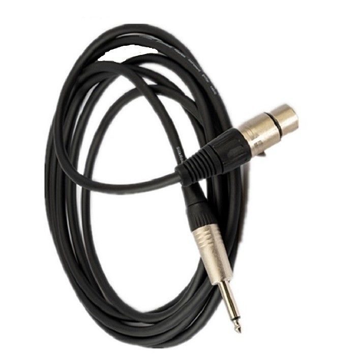 Cables de micrófono de 1/4 de pulgada 10 pies XLR Cables de micrófono XLR masculino a XLR femenino
