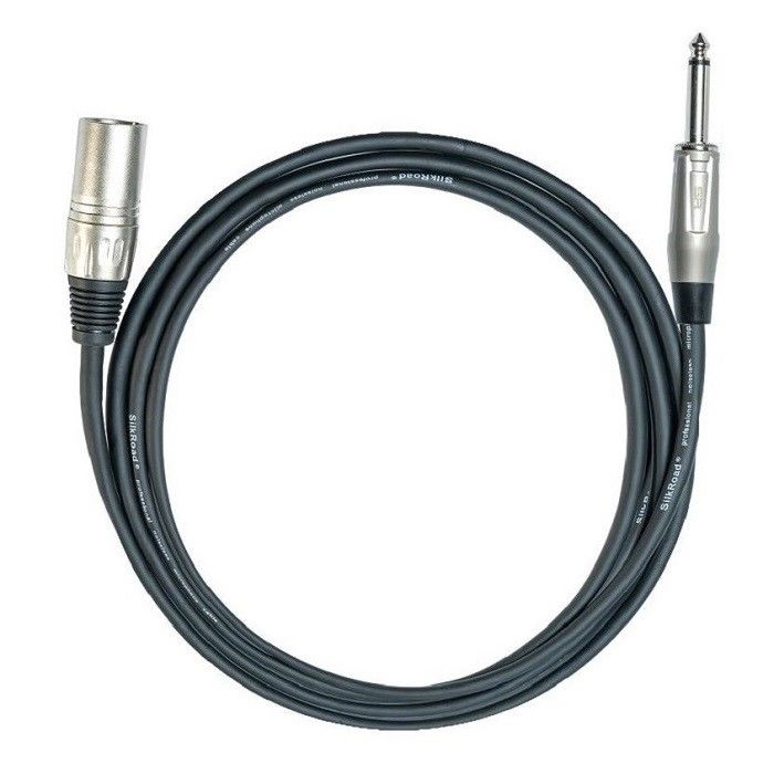 Cables de micrófono Awg22 XLR 6.35mm 10 pies de largo Cables XLR XLR a 1/4