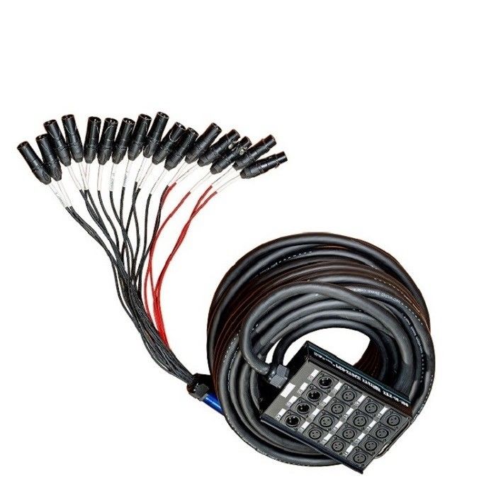 100 pies 24 canales de audio Cable de serpiente XLR Envío de la Junta Cable de serpiente XLR Cable de división