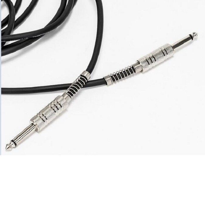 18ga altavoces Cable de audio 18AWG Cable de altavoz transparente 1/4 pulgadas Cable 6,35 recto