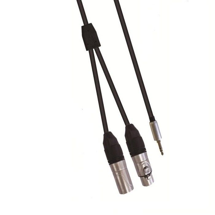 Cable de audio 3,5 mm Estéreo a XLR F XLR M Y Cable de división para mezclador de altavoces